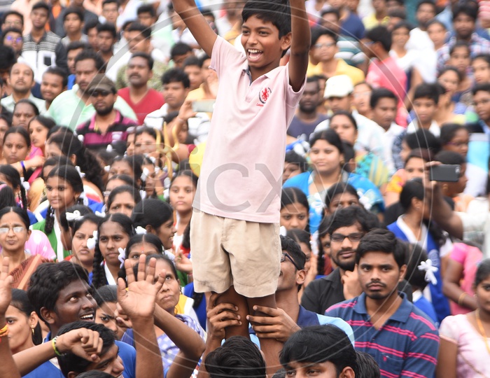 Crowd Cheering In an Event