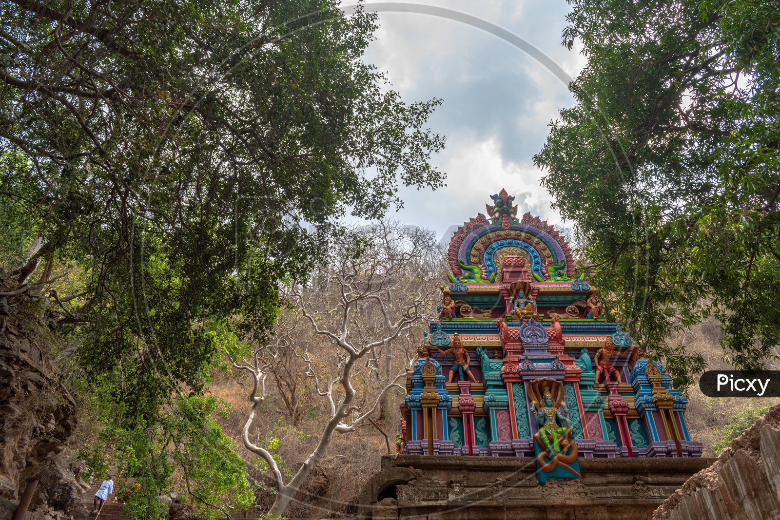 Yeguva Sri Ahobila Narasimha Swamy Temple, Ahobilam, Kurnool Dist., Andhra Pradesh.