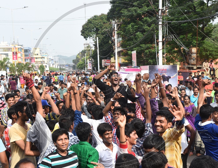 Crowd Cheering in an Event