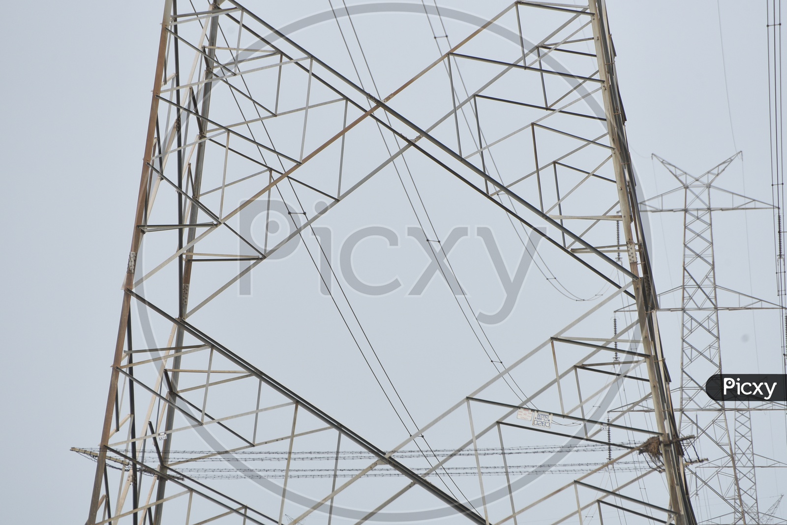Electricity High tension Poles