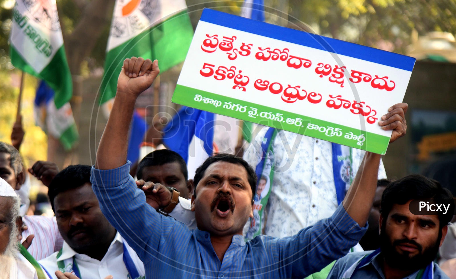 Special Status Agitation in Andhra Pradesh State