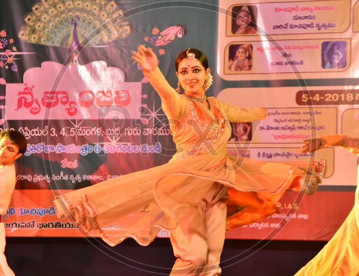 A Dancer Performing on Stage