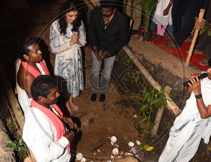 Actress Kajal Aggarwal in an Event