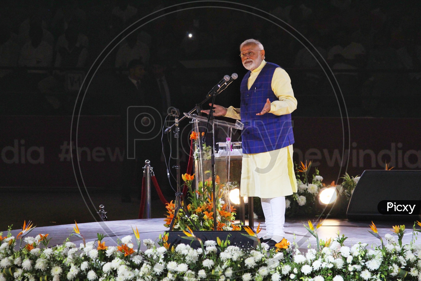 PM Modi during his speech in Surat