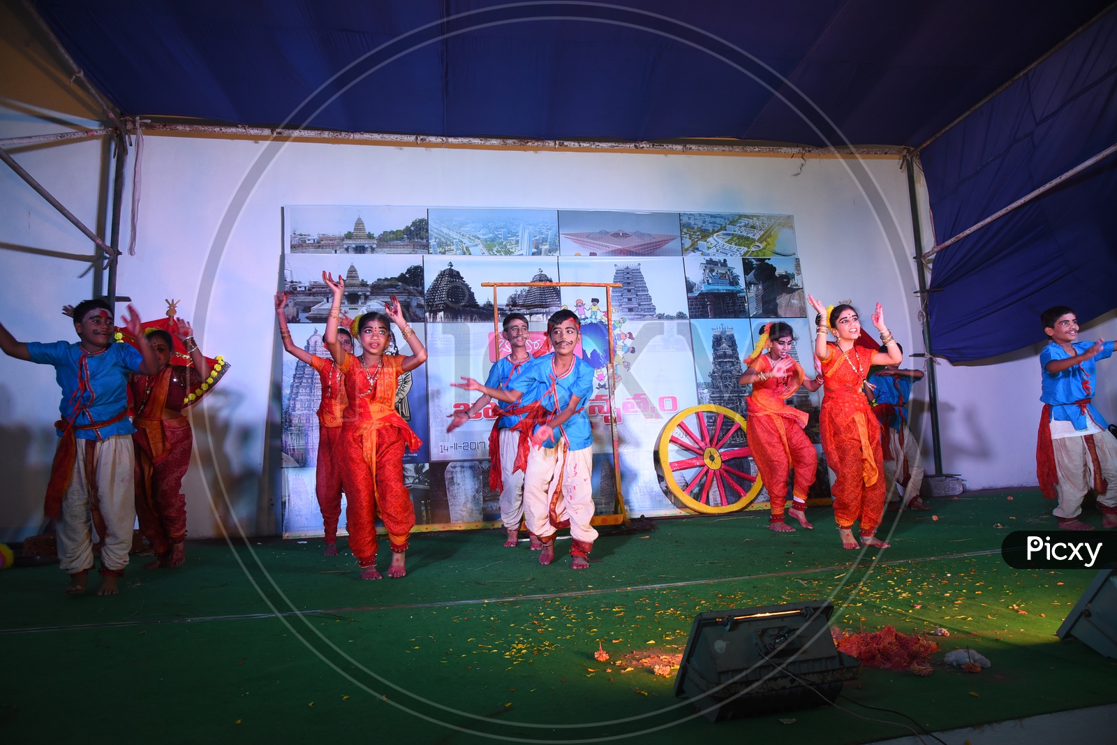 Students Performing On Stage in Event