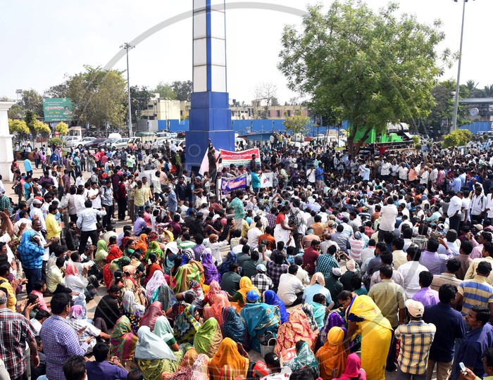 APSPDCL Employees Agitation In Andhra Pradesh State