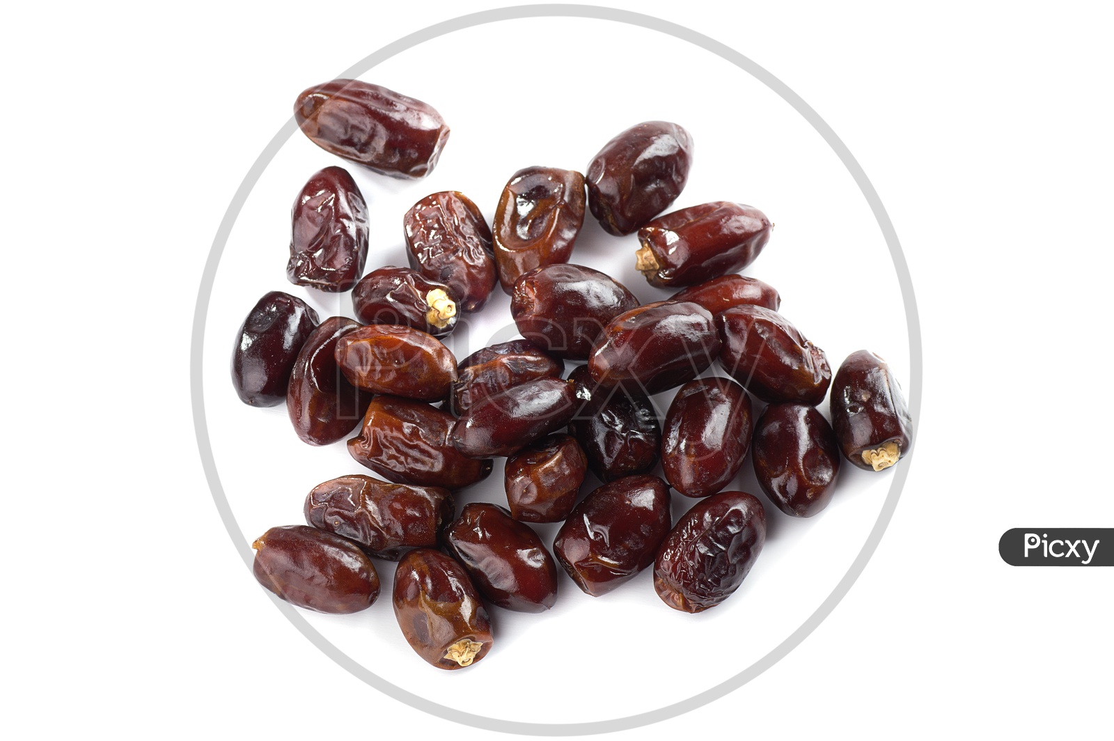 Dates isolated on a white background