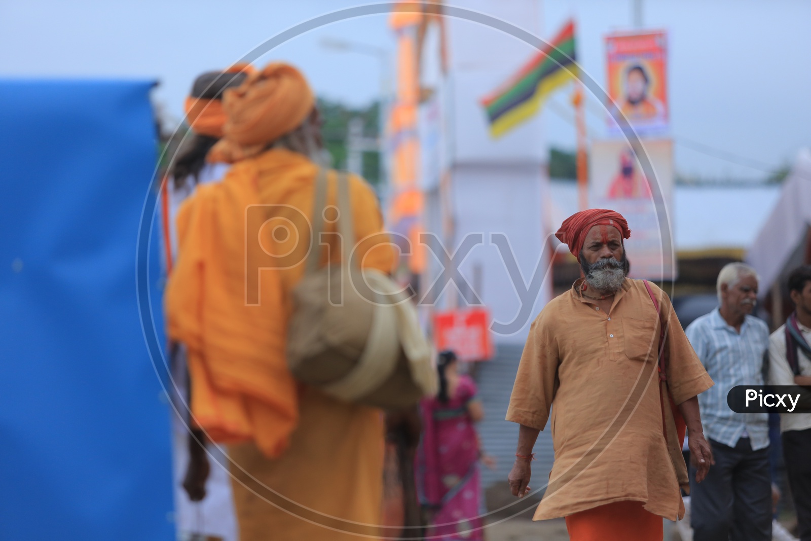 Hindu Baba Or Sadhus in Kumbh Mela
