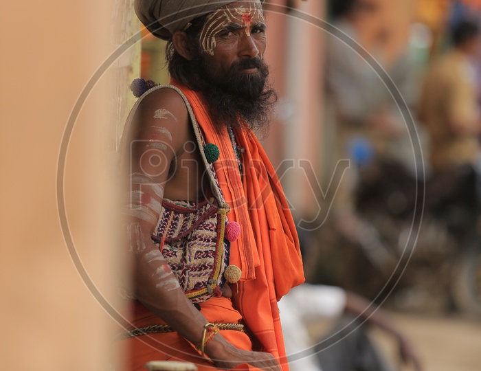 Hindu Baba Or Sadhu in Kumbh Mela