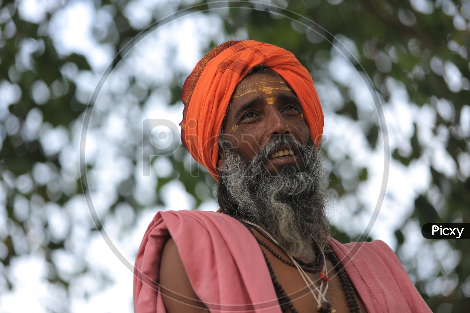 Hindu Baba Or Sadhu in Kumbh Mela