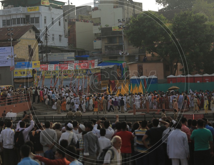 Devotees at Panchavati ghat
