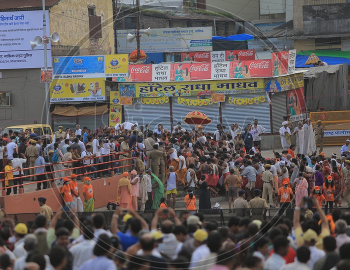 The crowd at Nashik Khumb Mela, 2015