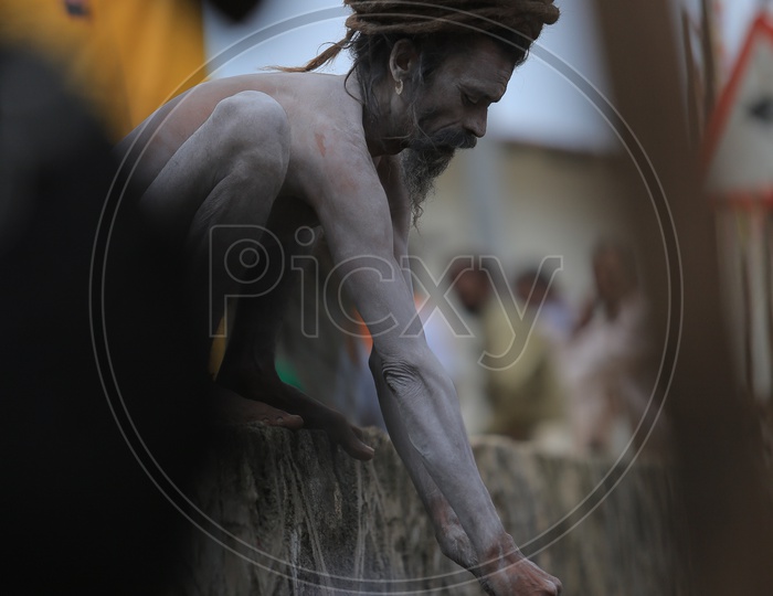 Hindu Baba Or Sadhu In Kumbh Mela