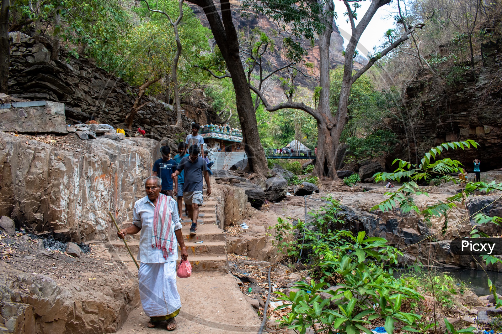 Way to Malola Narasimha swamy Temple, Yeguva Ahobilam, Kurnool District, Andhra Pradesh