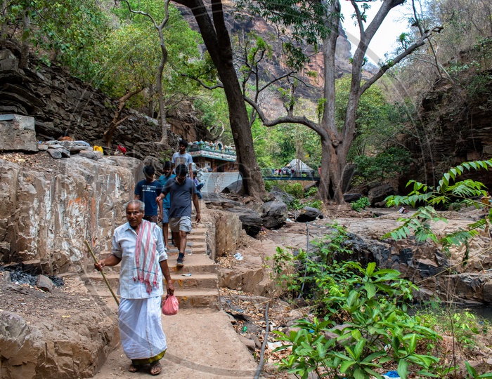 Way to Malola Narasimha swamy Temple, Yeguva Ahobilam, Kurnool District, Andhra Pradesh