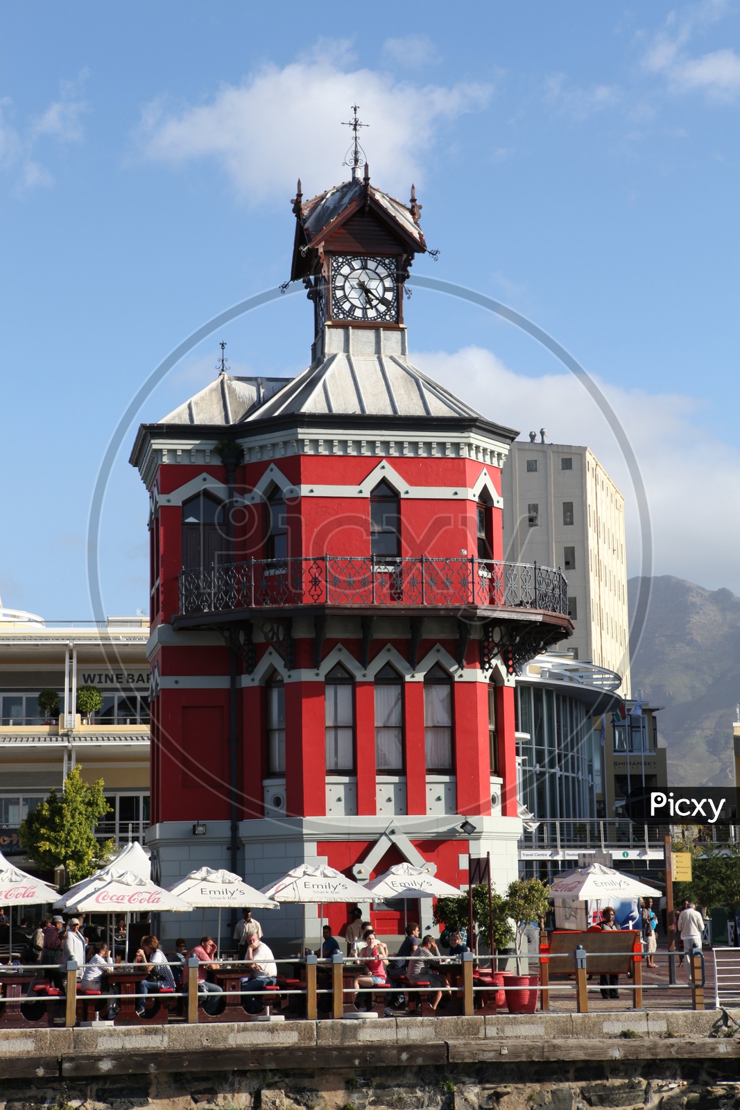 The historical clock tower of Victoria & Alfred Waterfront