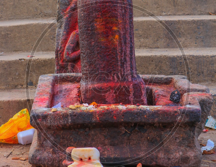 shiva linga  in BasaraTemple