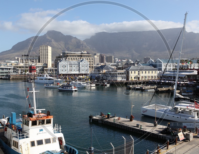 V&A Waterfront Harbour commercial dock