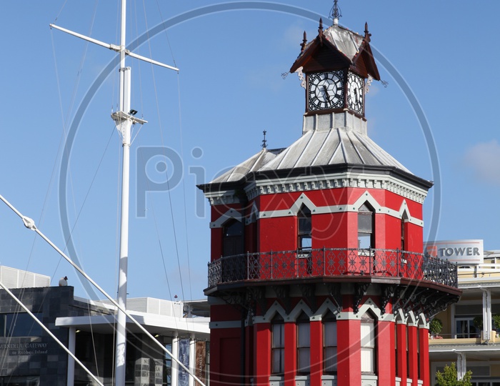 The historical clock tower of Victoria & Alfred Waterfront