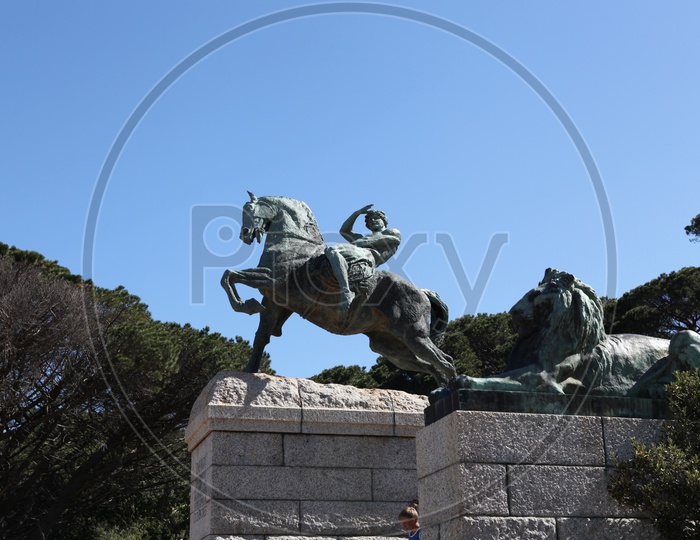 Horseman Statue at Rhodes Memorial