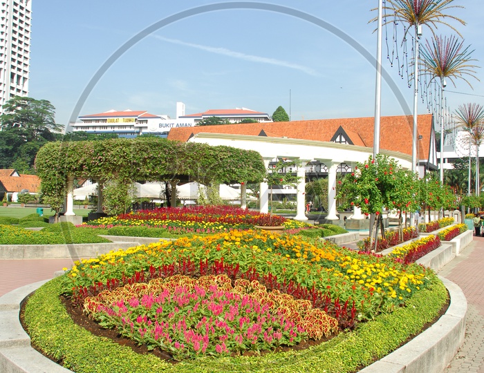 Garden at Dataran Merdeka square