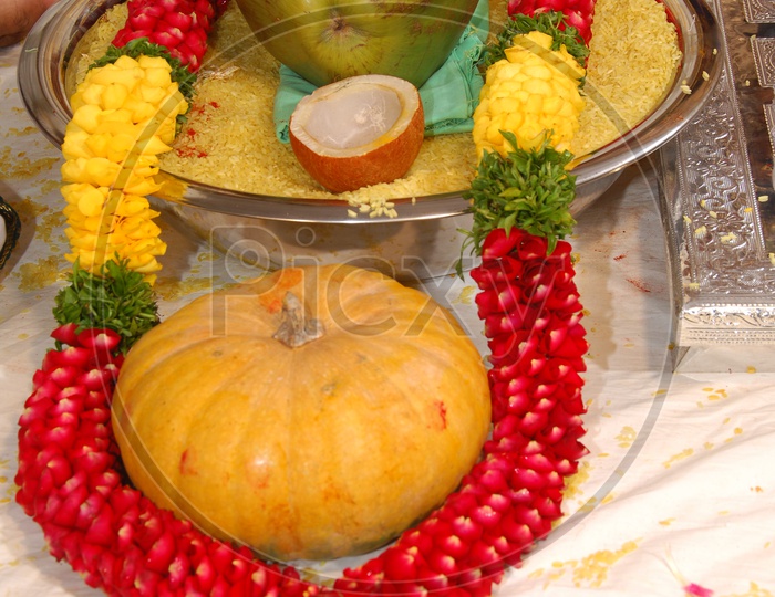 Hindu traditional rituals of a marriage