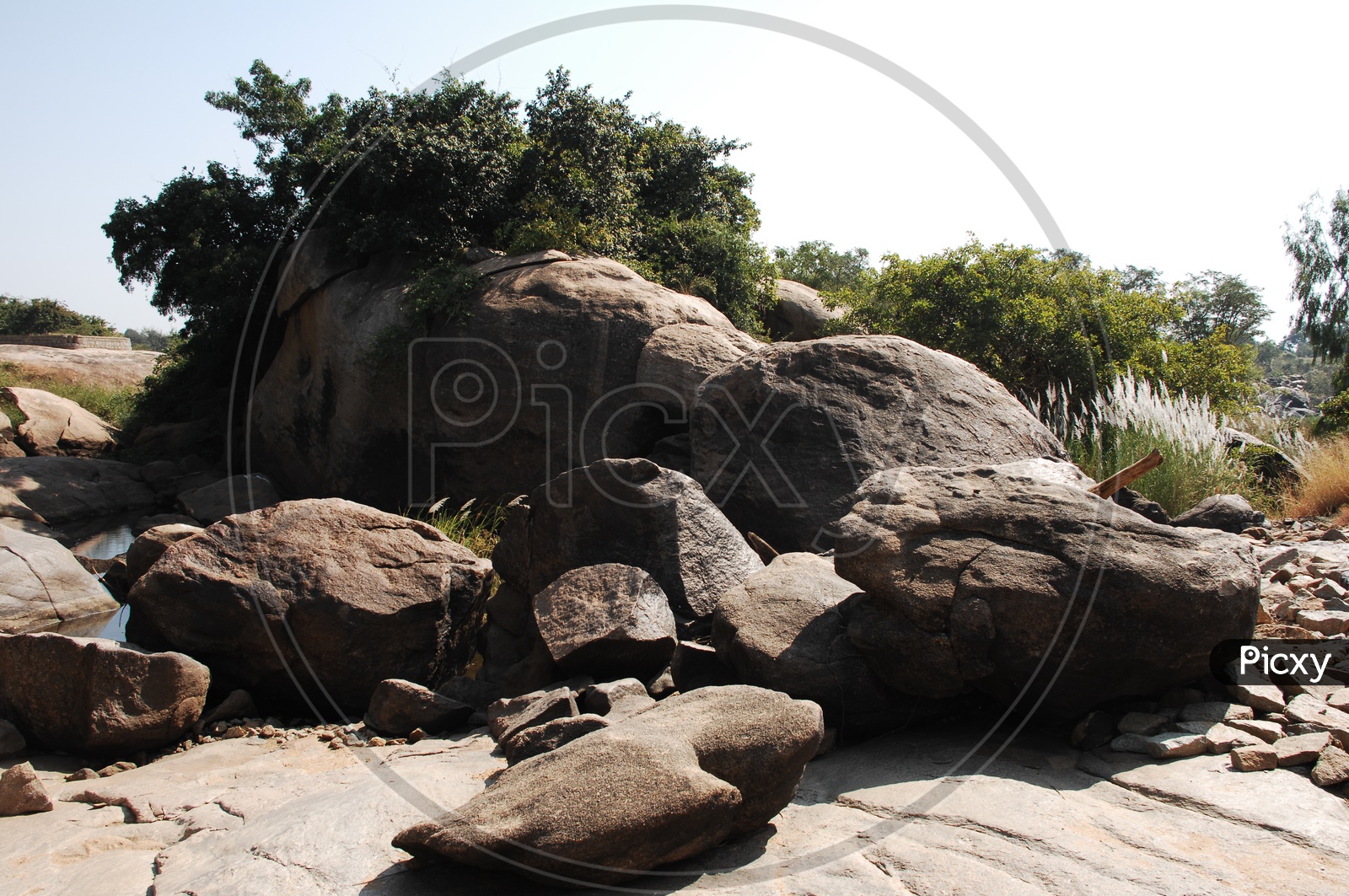 Huge Granite Boulders