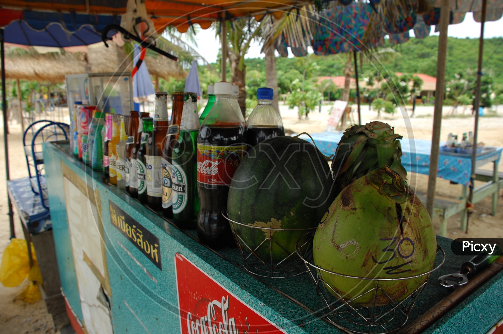 Beverages stall