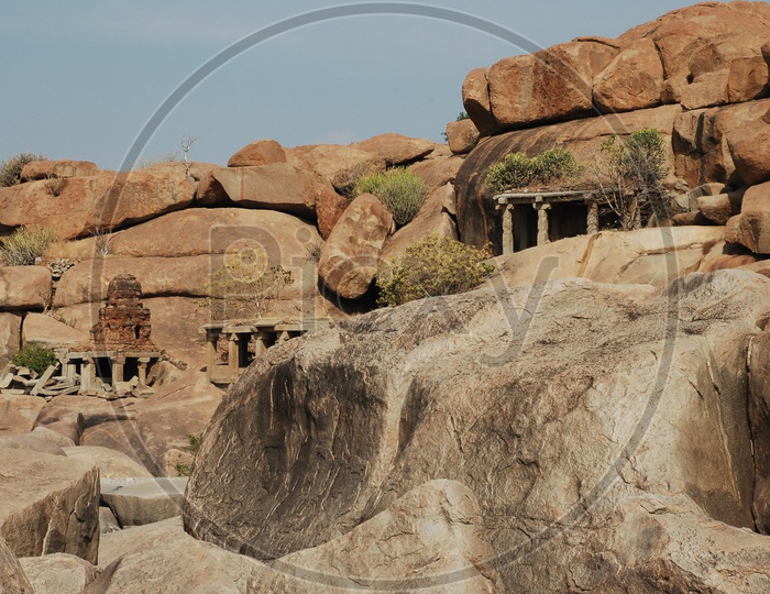 Boulders of Hampi and Temples