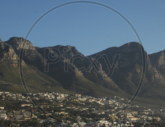 Aerial view of cape Town