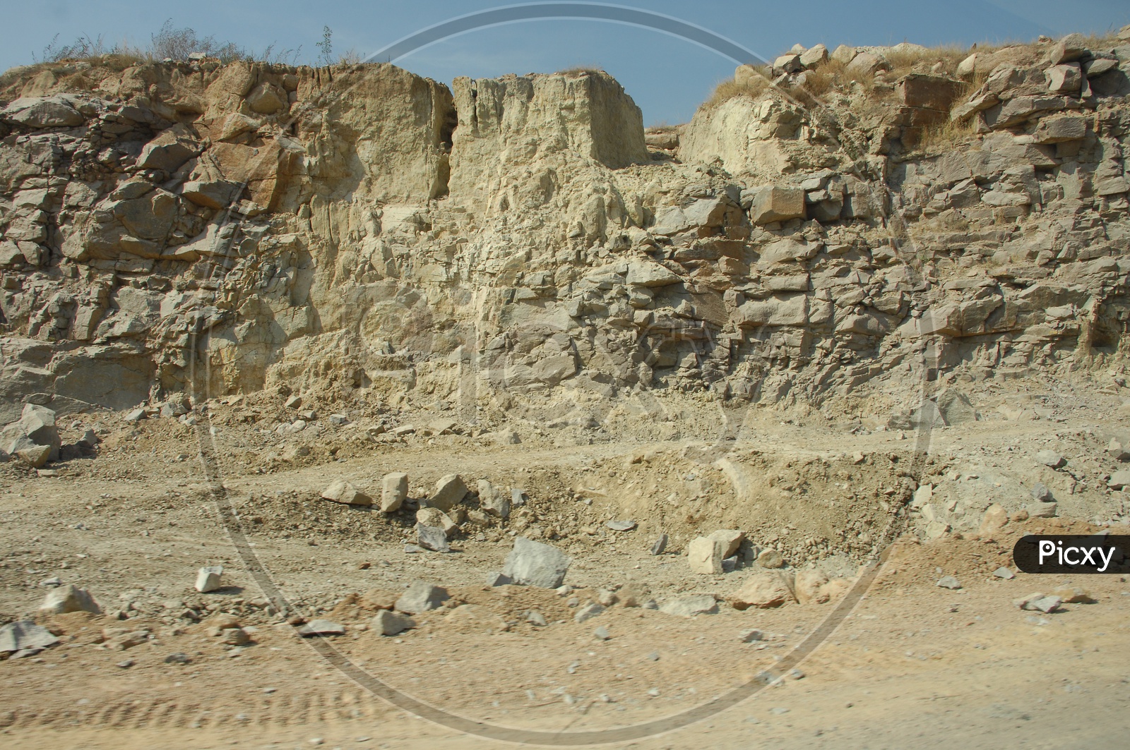 Granite Open cast quarry