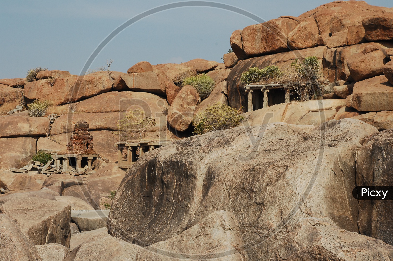 Boulders of Hampi and Temples
