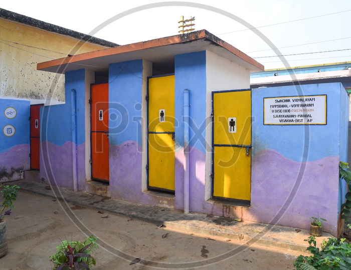 Primary government school toilets