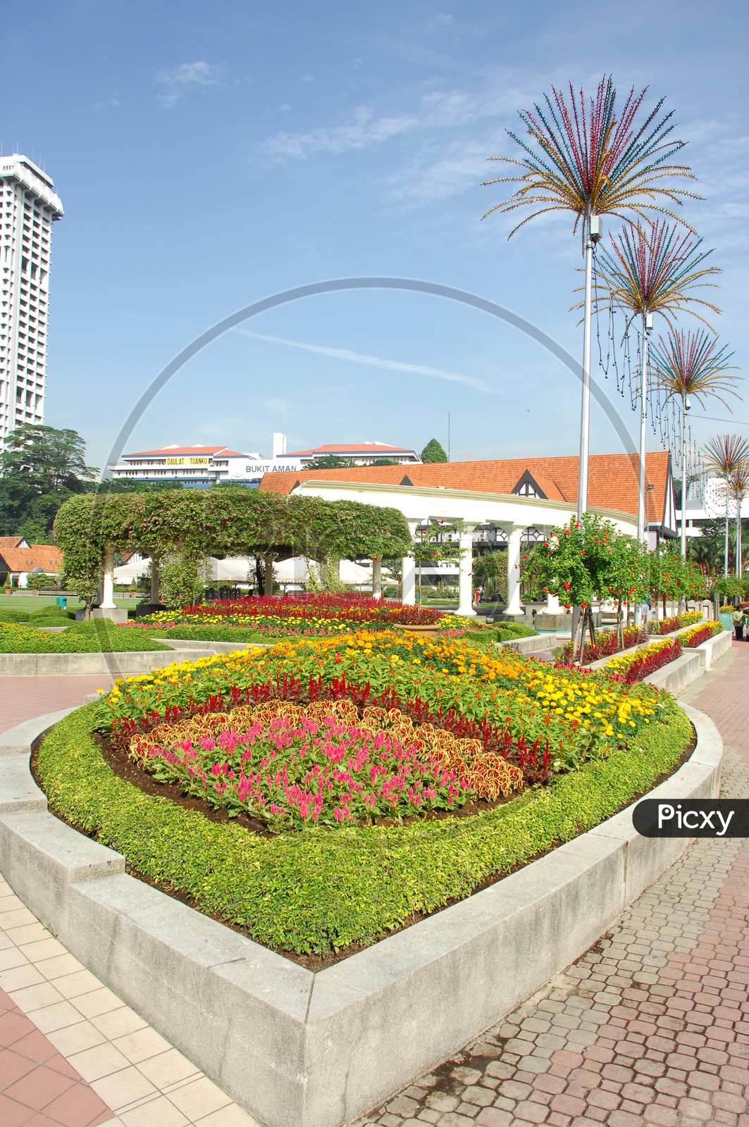 Garden at Dataran Merdeka square