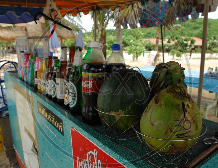 Beverages stall