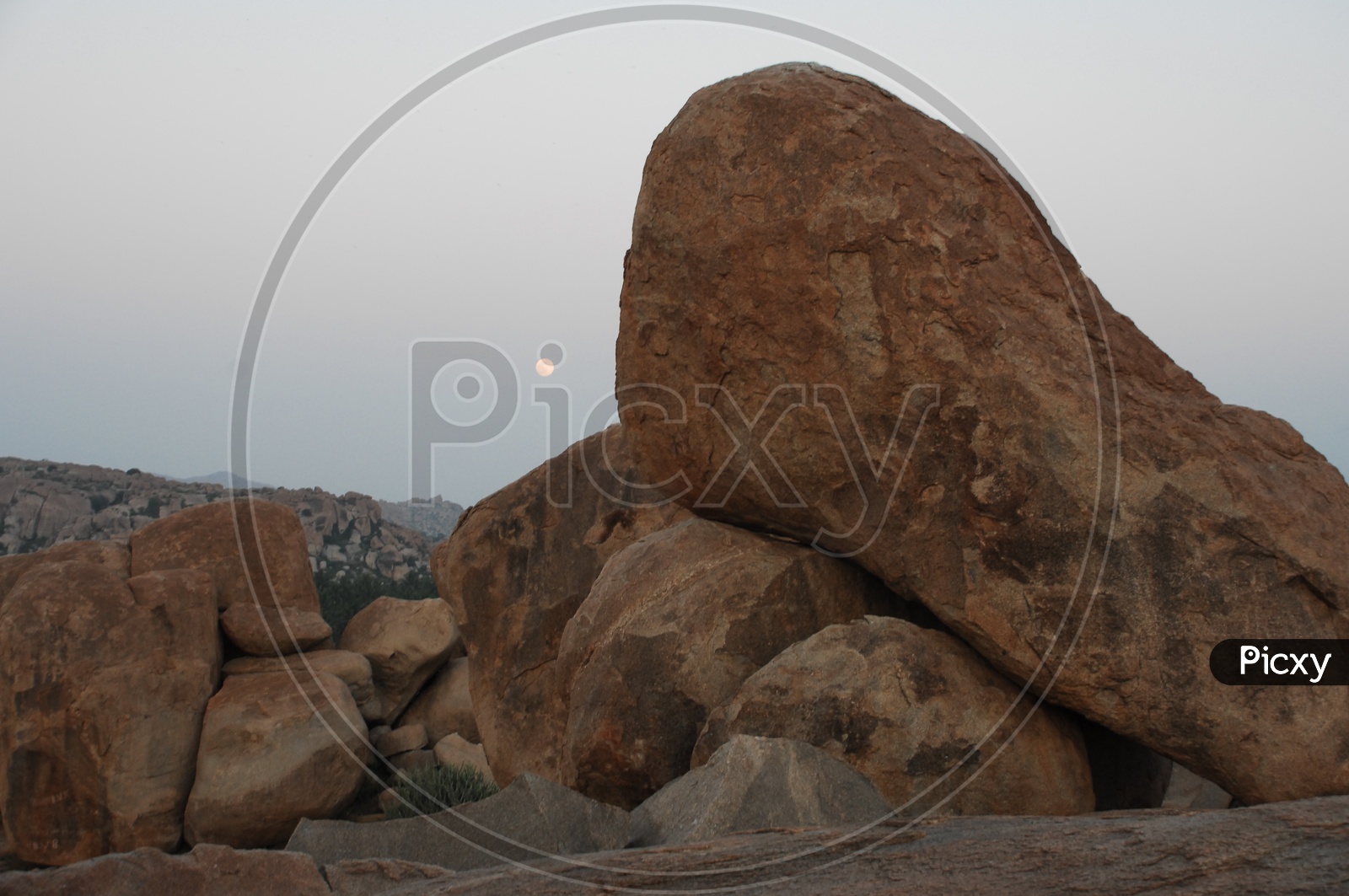 Massive Granite Boulders on Matanga Hill