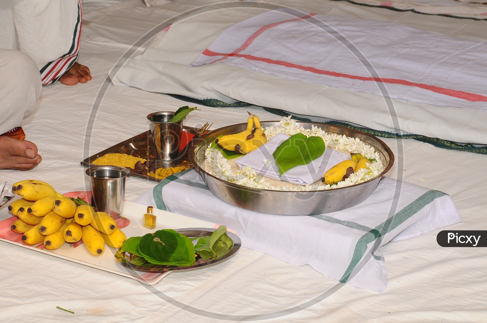Hindu traditional pooja items