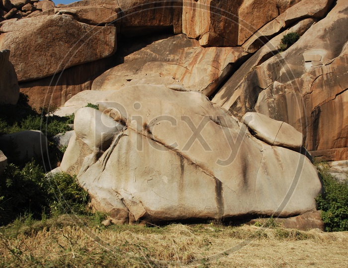 Massive Granite Boulder Structures