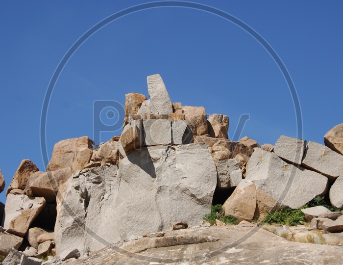 Massive structures of Granite Boulders