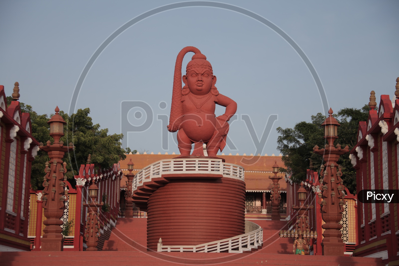 A statue in Ramoji film city