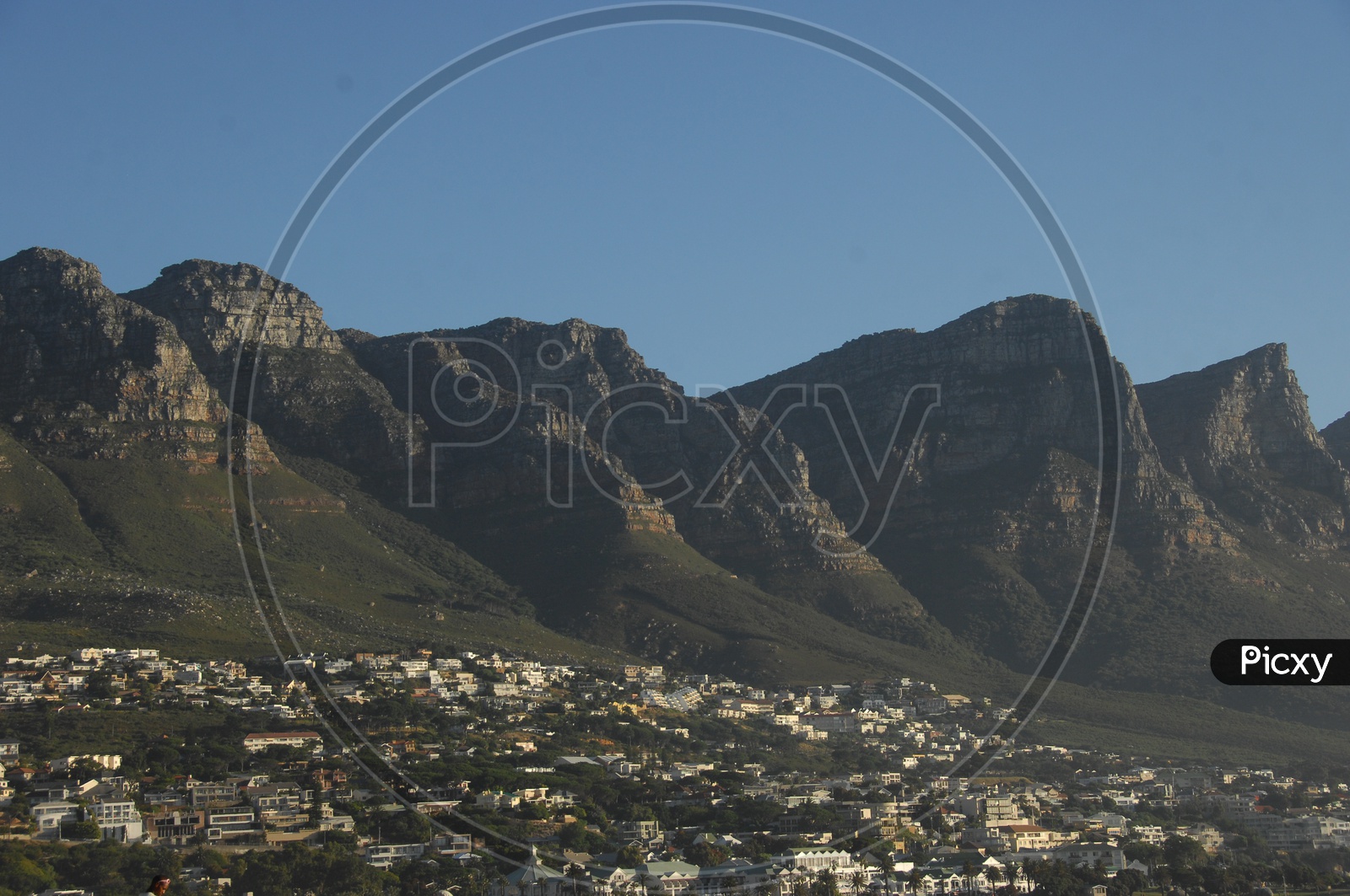 Aerial view of cape Town