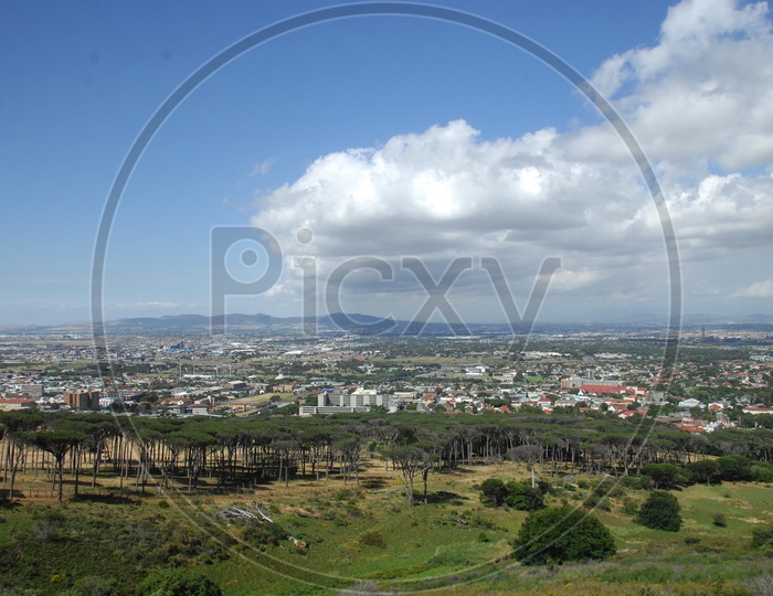 Landscape view of Cape Town City