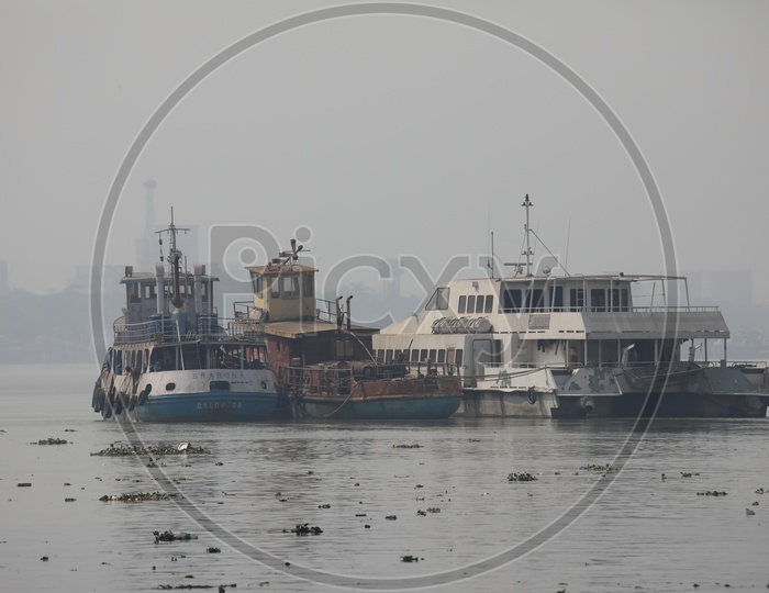 Fishing Ships On the River Hooghly