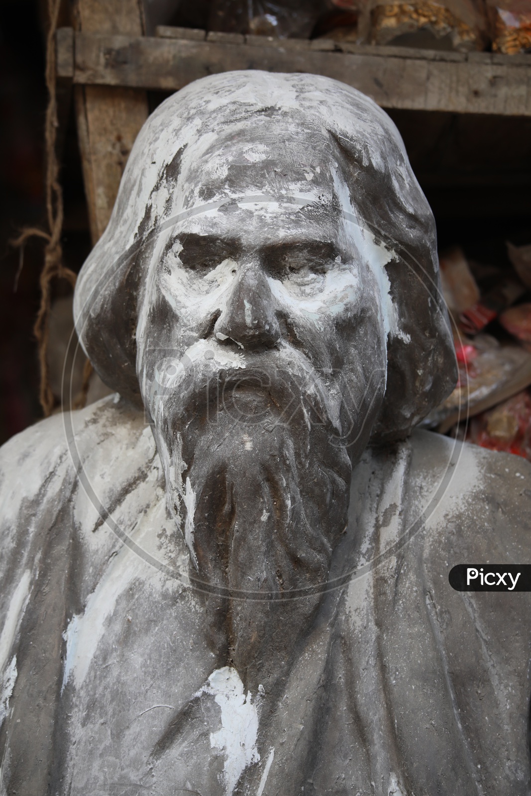 Rabindranath Tagore Sculpture in Making