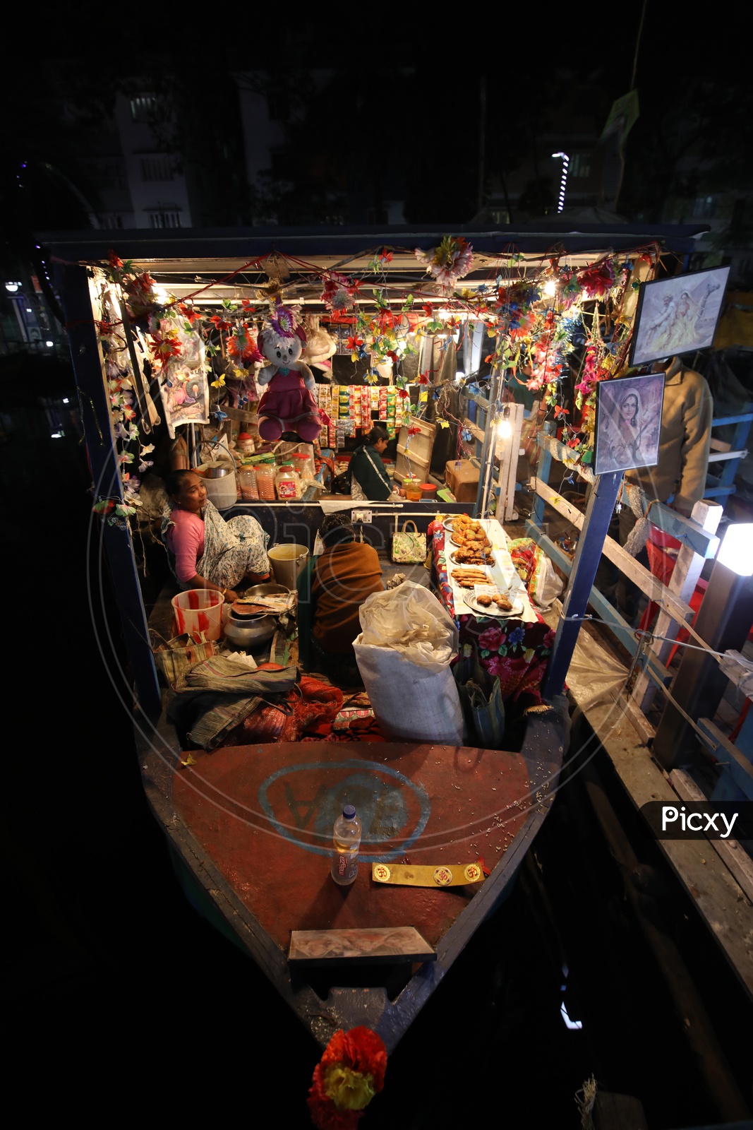Small Shop on a floating boat.