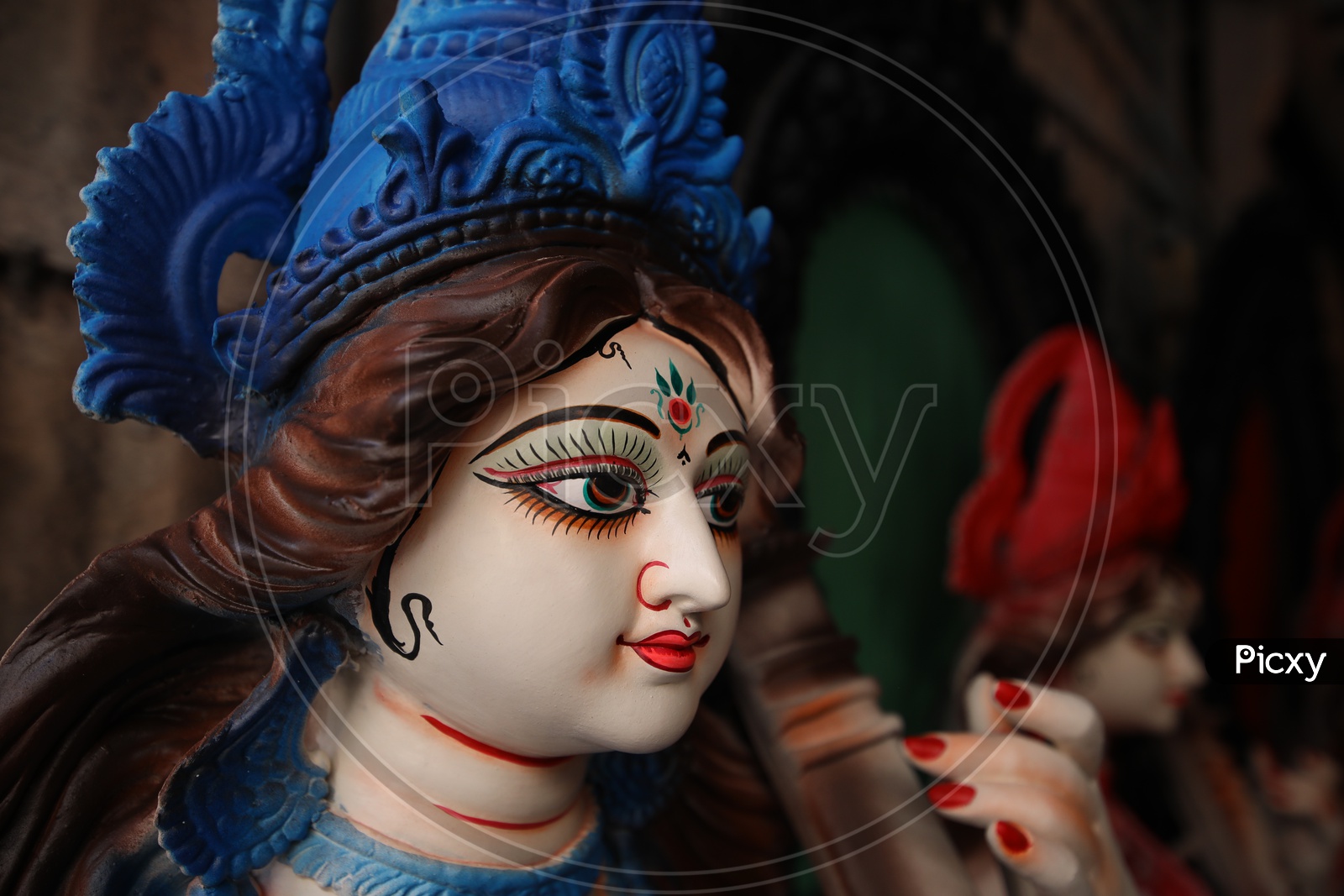 Indian Hindu Goddess Saraswathi Mata  Idols