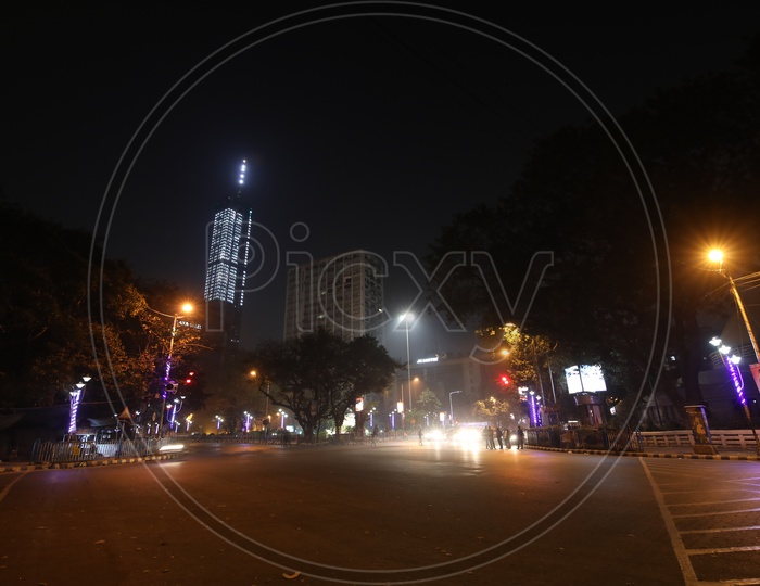 High Rise Buildings And Roads In Kolkata City