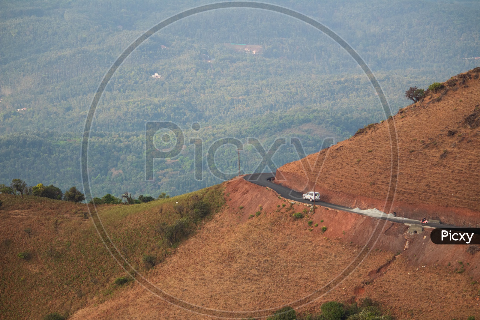 Mullayanagiri Peak road (Western Ghats), Chikmagalur, Karnataka