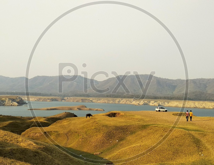 landscape view of gobindsagar jheel