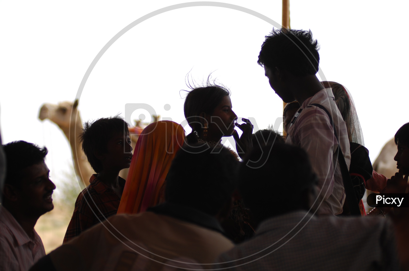 people in Pushkar Camel Fair